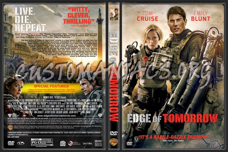 Edge Of Tomorrow dvd cover