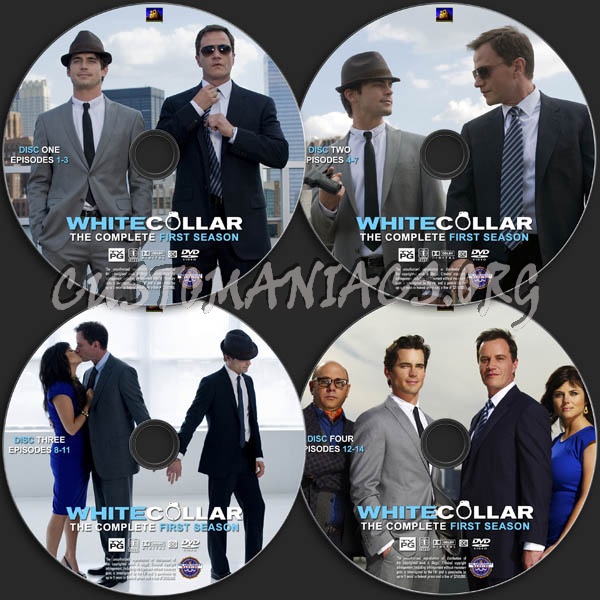 White Collar - Season 1 dvd label