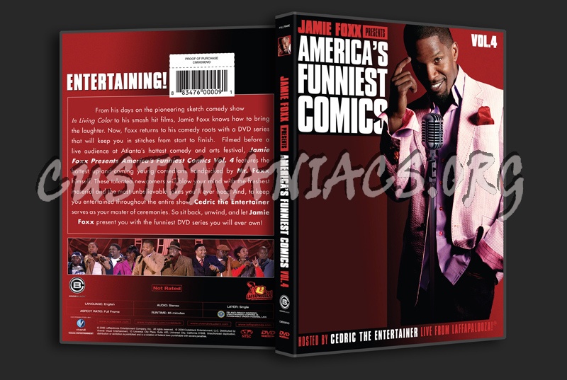 Jamie Foxx Presents America's Funniest Comics Volume 4 dvd cover