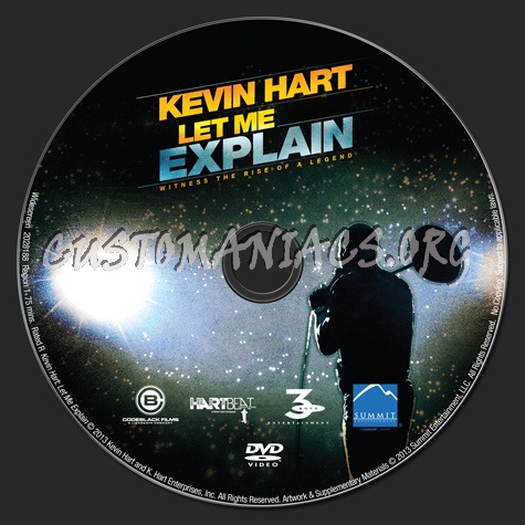 Kevin Hart Let Me Explain dvd label