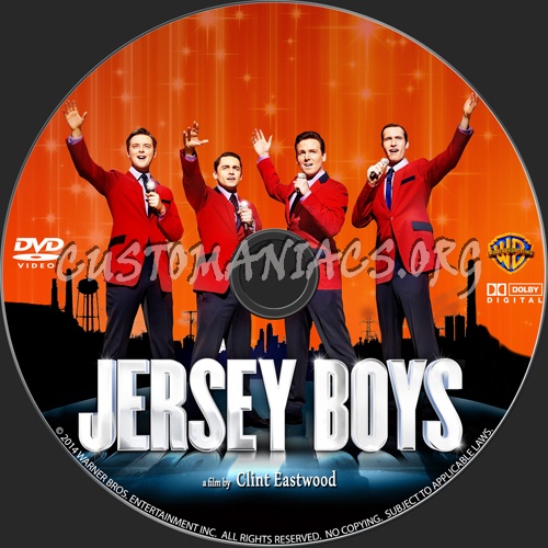 Jersey Boys dvd label