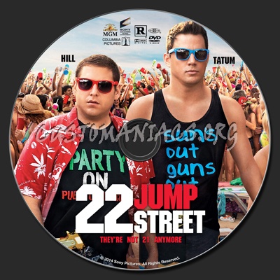 22 Jump Street dvd label