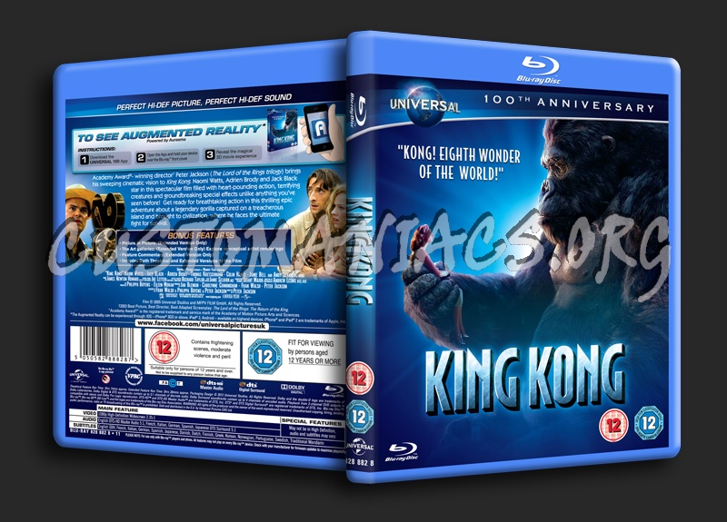 King Kong blu-ray cover