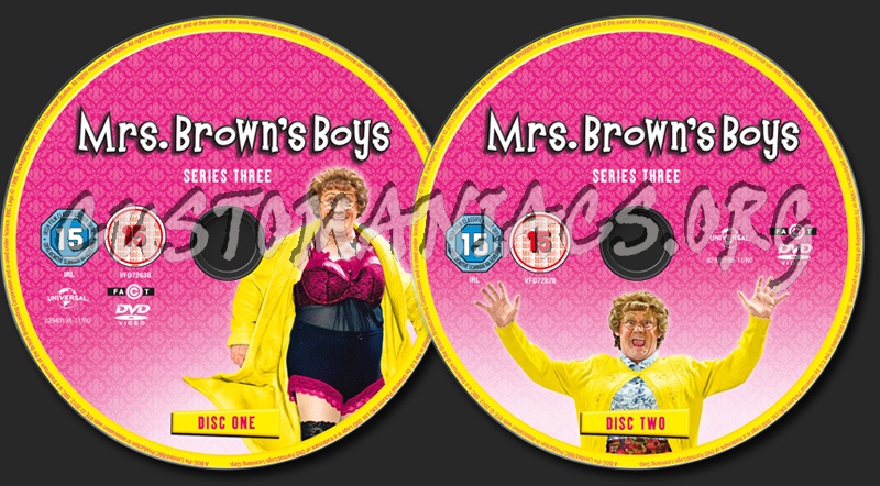 Mrs. Brown's Boys Series 3 dvd label