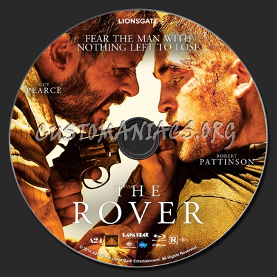 The Rover (2014) blu-ray label