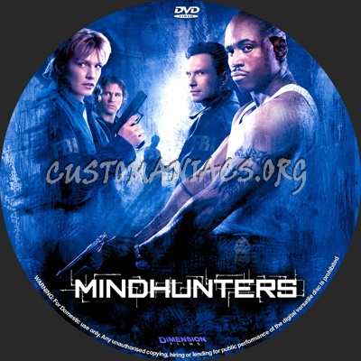 Mindhunters dvd label