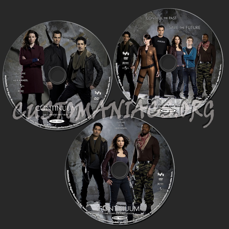 Continuum - Season 1 dvd label