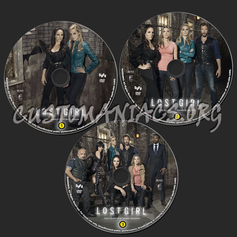 Lost Girl - Season 3 dvd label