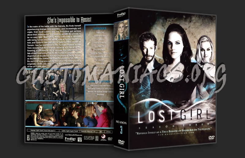 Lost Girl: Seasons 1-3 dvd cover