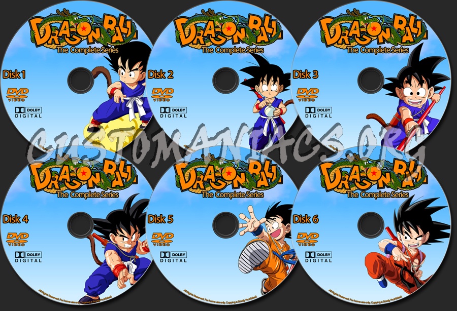 DragonBall The Complete Series dvd label
