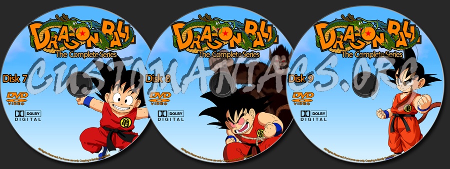 DragonBall The Complete Series dvd label