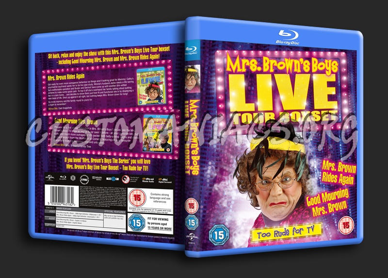 Mrs Brown's Live Tour Boxset blu-ray cover