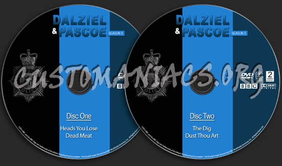 Dalziel & Pascoe - Season 9 dvd label