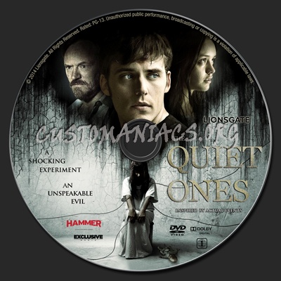 The Quiet Ones dvd label