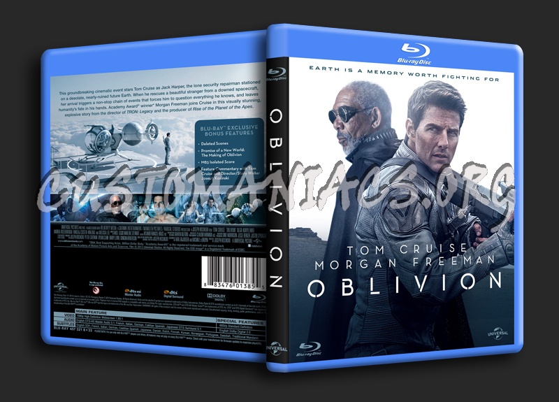 Oblivion blu-ray cover - DVD Covers & Labels by Customaniacs, id ...