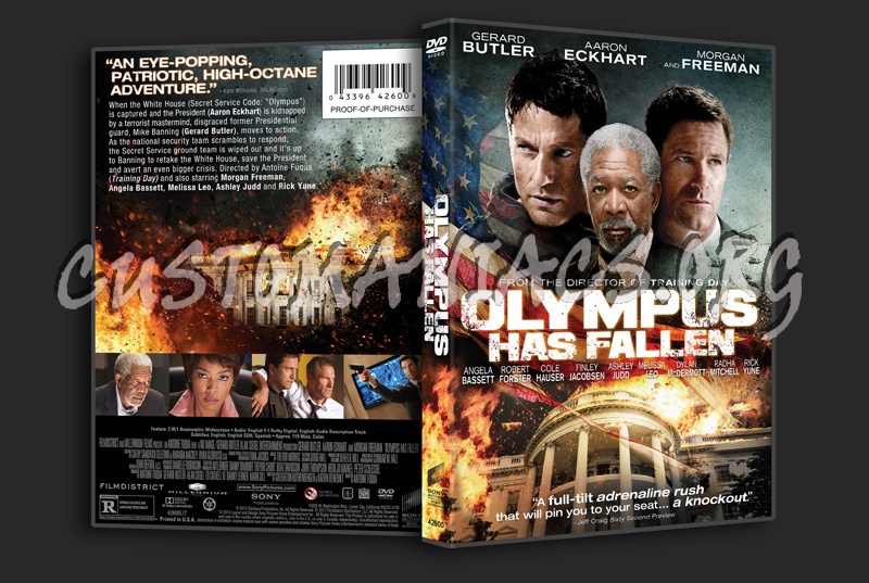 Olympus Has Fallen dvd cover