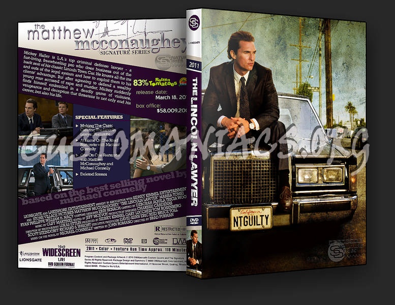 The Lincoln Lawyer dvd cover