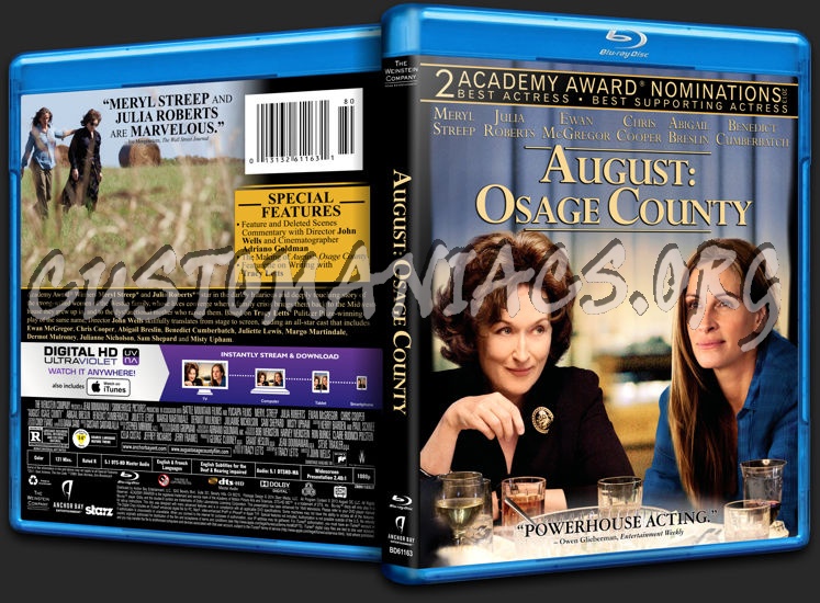 August: Osage County blu-ray cover