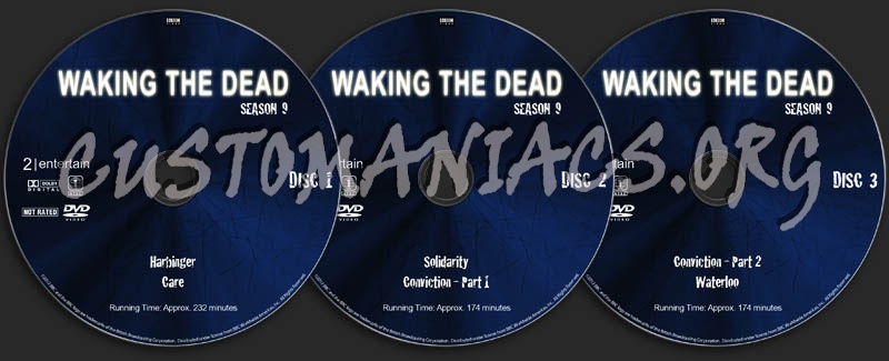 Waking the Dead - Season 9 dvd label