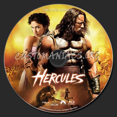 Hercules (2014) blu-ray label