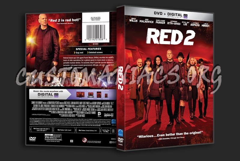 Red 2 dvd cover - DVD Covers & Labels by Customaniacs, id: 211473 free ...