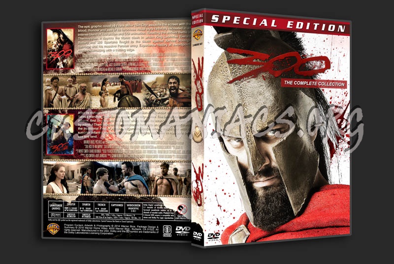 300 / 300: Rise of an Empire Double dvd cover