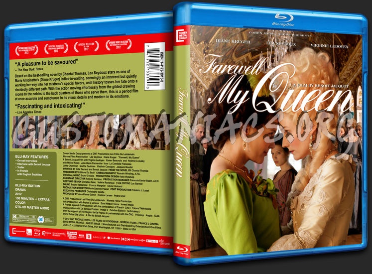 Farewell My Queen blu-ray cover