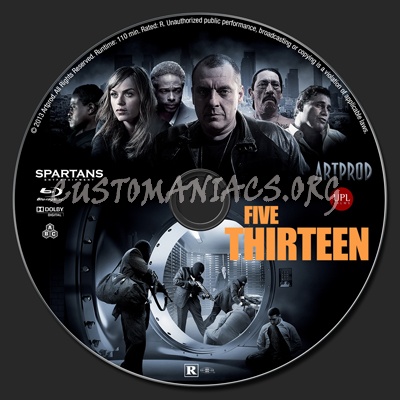 Five Thirteen blu-ray label