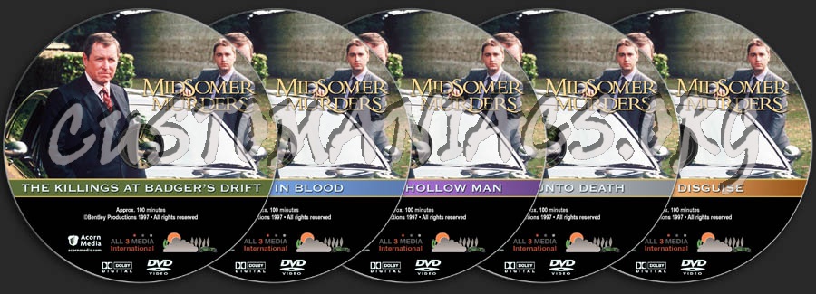 Midsomer Murders - Set 5 dvd label