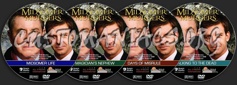 Midsomer Murders - Set 16 dvd label