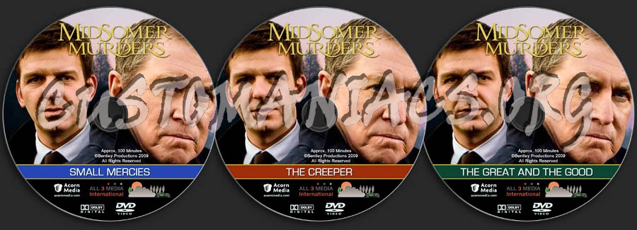 Midsomer Murders - Set 18 dvd label