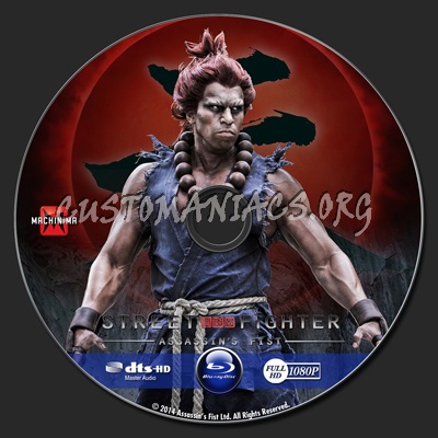 Street Fighter Assassin's Fist blu-ray label