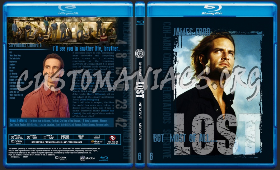 Lost Season 6 blu-ray cover