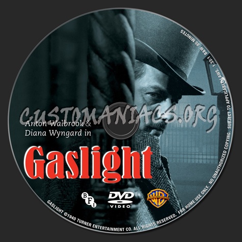 Gaslight (1940) dvd label