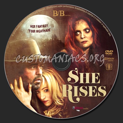 She Rises dvd label