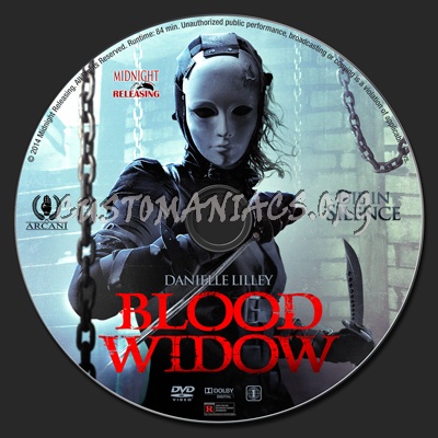 Blood Widow dvd label