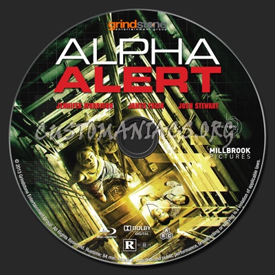 Alpha Alert blu-ray label