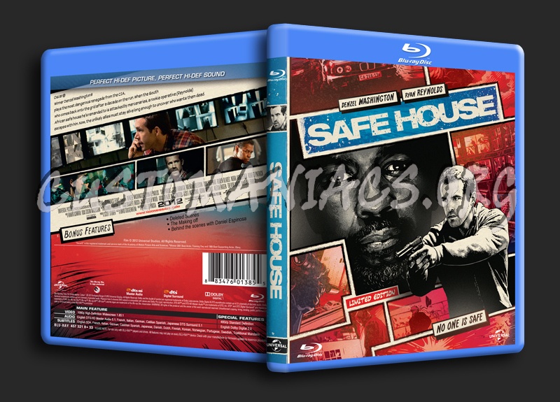 Safe House blu-ray cover