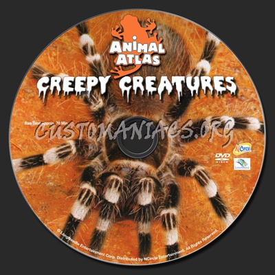 Animal Atlas Creepy Creatures dvd label