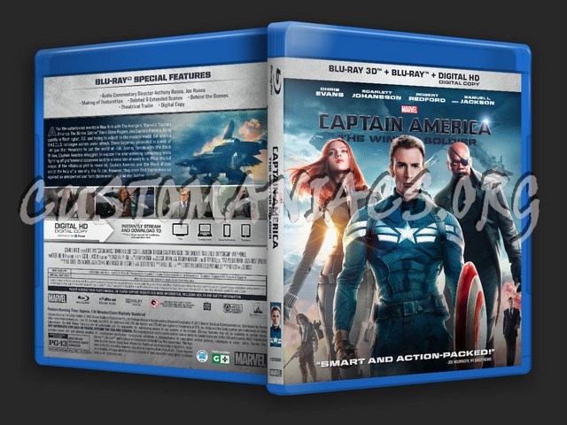 Captain America: The Winter Soldier blu-ray cover