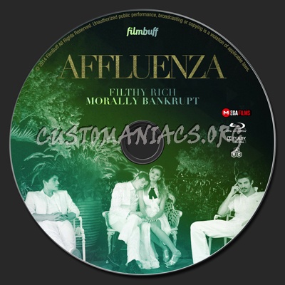 Affluenza blu-ray label