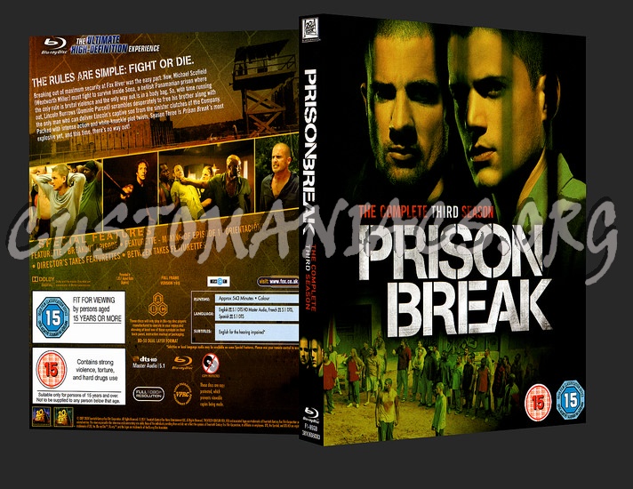 Prison Break Complete Series blu-ray cover