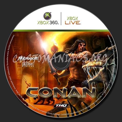 Conan dvd label