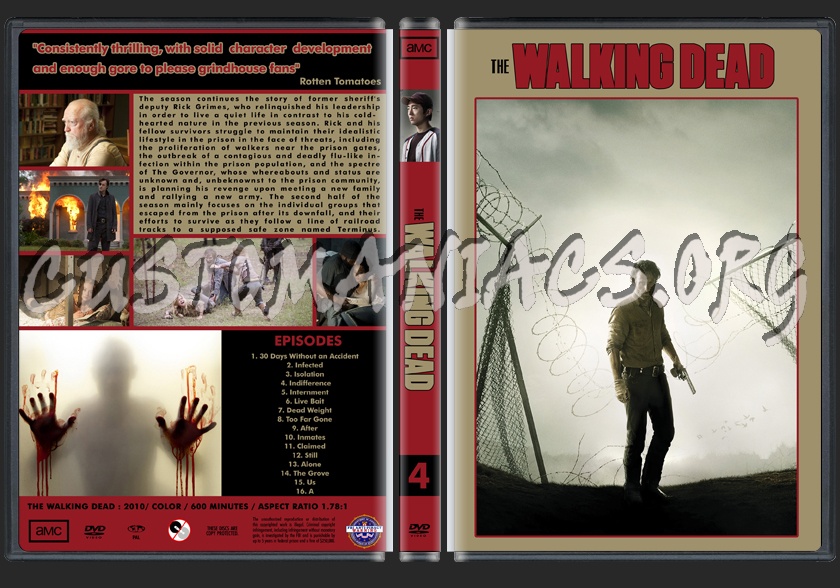 The Walking Dead Season 4 dvd cover - DVD Covers & Labels by ...