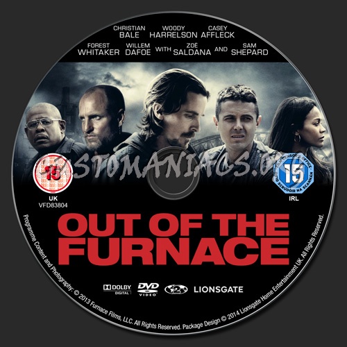 Out of the Furnace dvd label