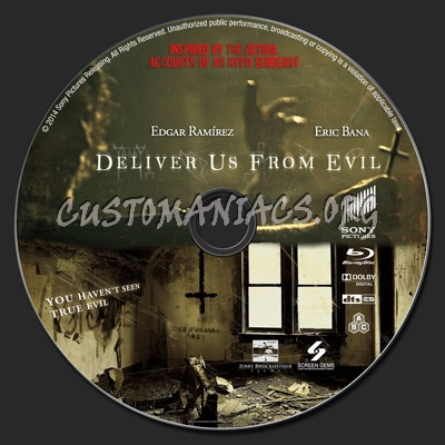 Deliver Us From Evil blu-ray label