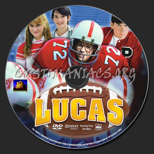 Lucas dvd label