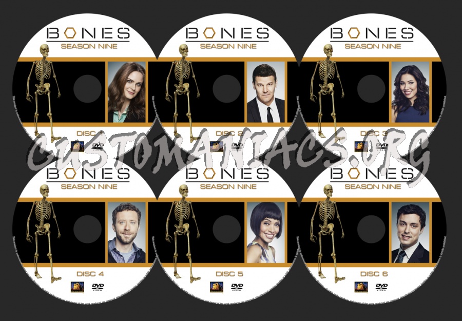 BONES Season 9 dvd label