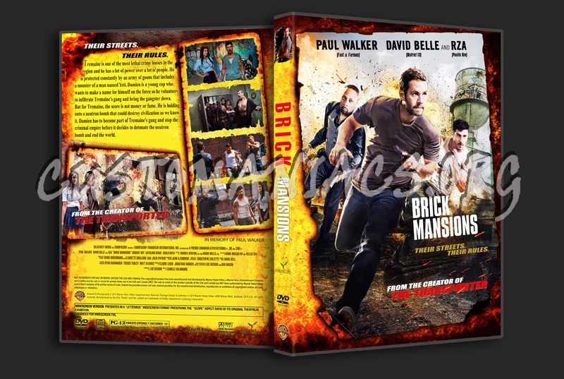 Brick Mansions dvd cover