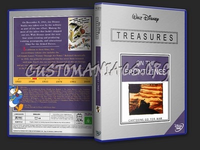 Disney Treasures - On the Front Lines dvd cover